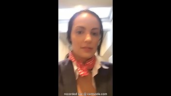 flight attendant nepali sexy video film uses in-flight wifi to cam on camsoda 