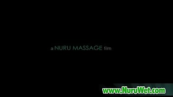 busty masseuse gives pleasure in saxvideos nuru massage 24 