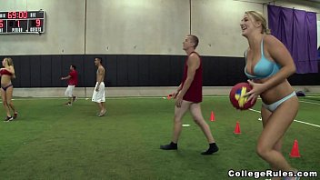 young teens play strip free ghetto pain dodgeball on college rules cr12385 