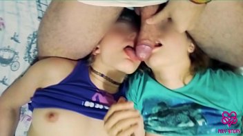 little bit balls licking and sex wapking lesbian kissing 
