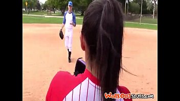 busty redtu e com latina playing baseball 