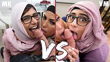bangbros - mia khalifa vs bfvideos violet myers epic showdown who was better you decide 