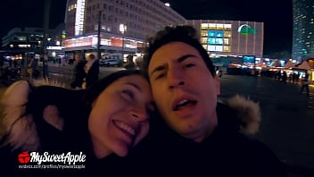 hot couple travel to berlin and have fapfuck wild sex in the fitting rooms - mysweetapple vlog 
