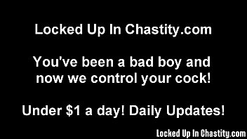 you have been locked in chastity by a www fuck com cruel mistress 