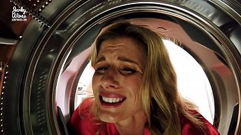 fucking my stuck step mom creampied in the ass while she is stuck in the dryer - cory chase 