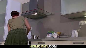 lesbian fun with mom 3moves and at the kitchen 