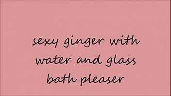 ginger paris joujiz gets nasty with glass in the bathroom 