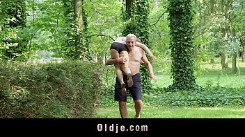 nagging little bitch gets nude beauty contest old cock punishment in the woods 