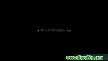 nuru massage with busty asian and hardcore fucking on sexzam air matress 27 