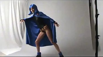 ponrhub amateur cosplay raven from teen titans 