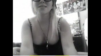 chubby blonde college teen hotntubes with glasses shows tits 