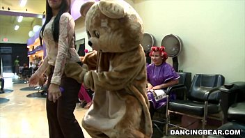 party in the salon with the one and only dancing pornvisit bear db8979 