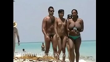 candid nude nudist blue film teenager butt on the public beach 