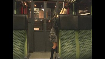 public amateur - blond balshie siski sex in train 