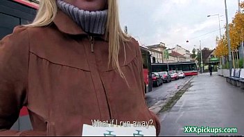 public pickups - euro teen vtraxe girl suck cock for cash in open public 30 